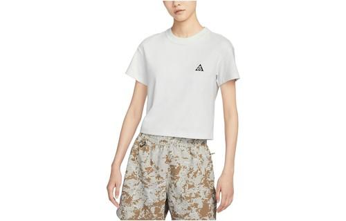 Nike Logo Print Crew Neck Short Sleeve T-Shirt FD2717-121 M белый