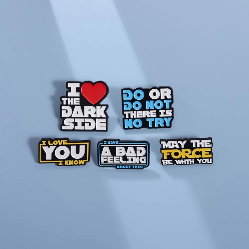 Punk Kreative Sci-Fi Filme Emaille Pins Anstecker Individuell Gothic Film Revers Anstecker Brosche für Fans Kinder Freund Mode Accessoires