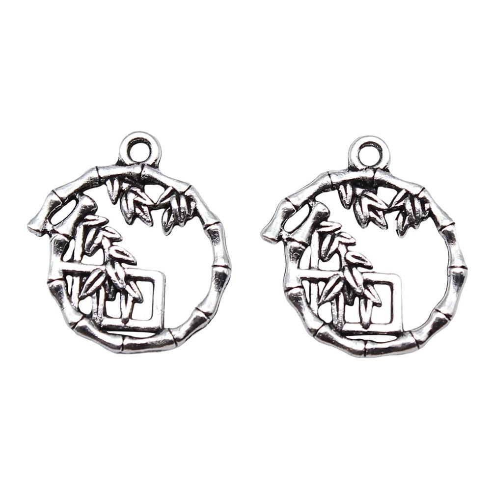 Filigree Leaf Charms Antique Alloy Pendants For Nature Inspired Jewelry