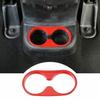 Red Car Cup Holder Frame Trim Cover Bezel For Jeep Wrangler JK 11-17 Accessories