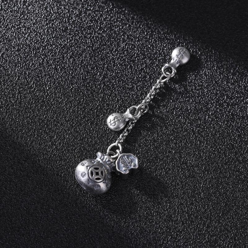 

Подвеска в виде цветка тыквы из состаренного серебра: Ретро кошелек для монет и ювелирная подвеска для DIY ожерелий и браслетов