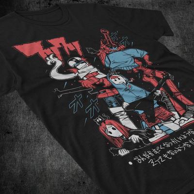 Unisex, Haruko Haruhara Shirt -flcl Shirt,flcl Tshirt,flcl T Shirt,fooly Cooly Shirt,anime Shirt,anime Clothing,haruko Shirt,flcl Haruko