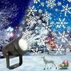 Outdoor Christmas Projector Light USB Powered Snowflake Halloween Decor for Yard Garden Holiday Night Light Gift Idea