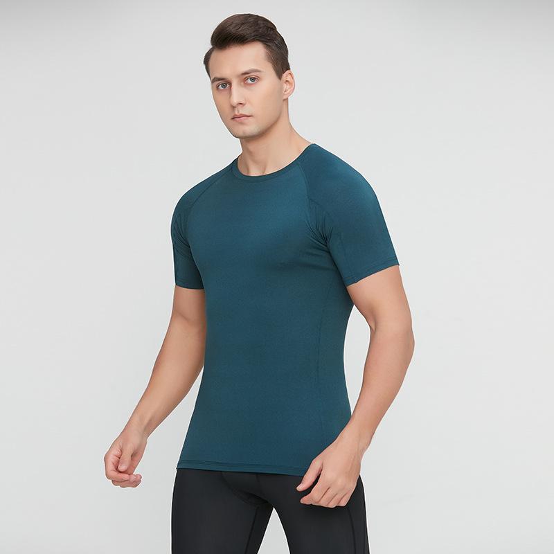 New Men'S Polo Shirt Made Of Pure Cotton With Dropped Shoulders High-Quality Loose Fit For Fitness Versatile For Daily Exercise Short Sleeved Casual