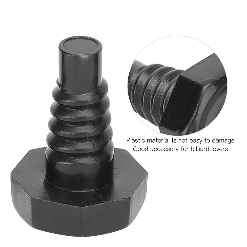 15pcs Screw Snooker Pool Cue Cover Hard Sharp Teeth Tail Plug Protective Cap Snooker Equipment