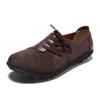 Frauen Schuhe Frühling Leder Mokassins Wohnungen Schuhe Frau Lace-Up Casual Damen Fahren Schuhe