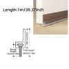 Door Seal Draft Stops With Brush Reduce Noise Rubber Door Sweep Breeze Blocker Insect Proof Dust Proof Sound Proof Seal Strips