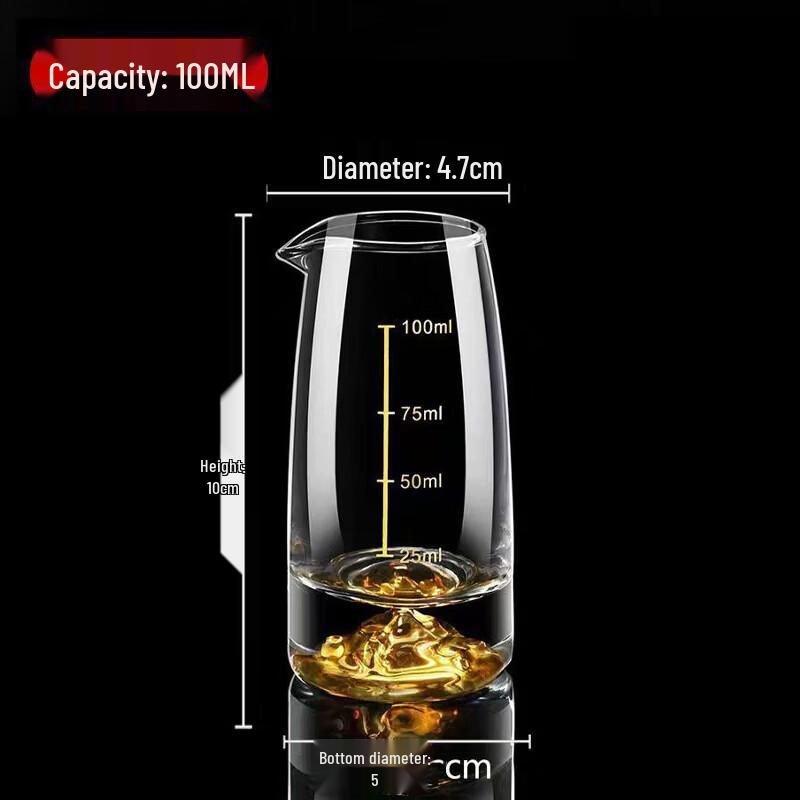 Chuyi Qi Thickened Glass Baijiu Dispenser Set
