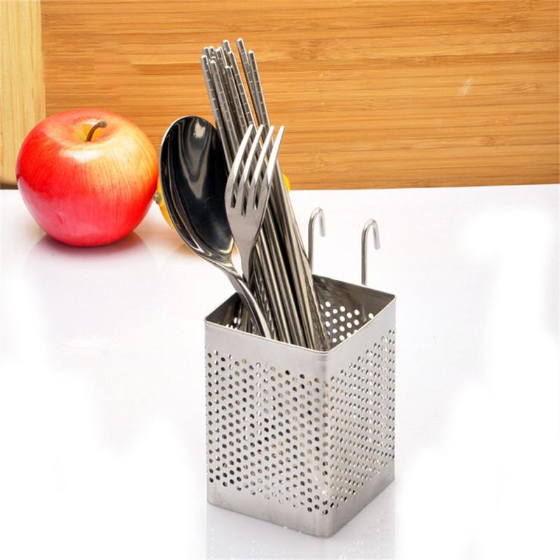 Kitchen Stainless Steel Non Rusting Convenient Suspension And Durability Kitchen Storage Supplies Drainer Shelf Cookware Rack