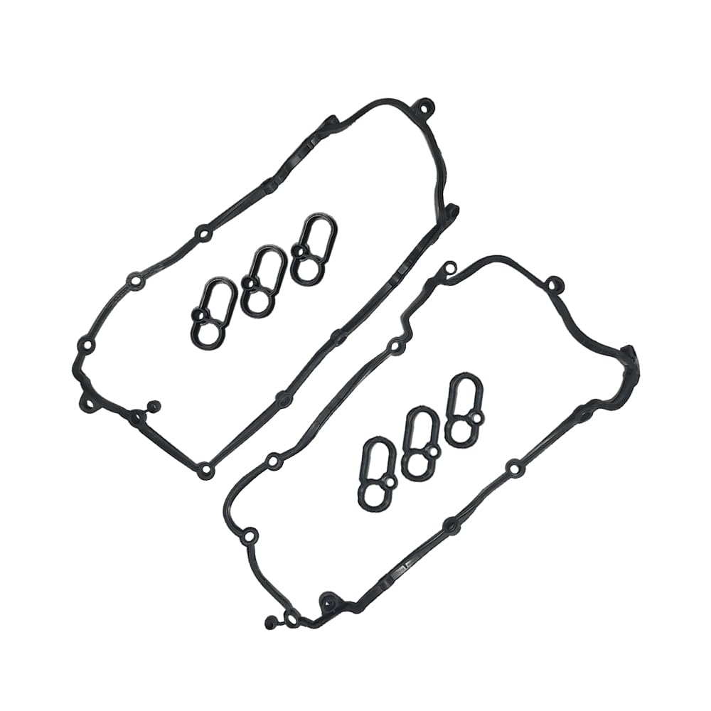 Valve Cover Gasket Set Replacement Compatible with Jaguar/with Land Rover AJ126 3.0L V6 Supercharged SC, LR041869 LR089050 LR011220 LR014345