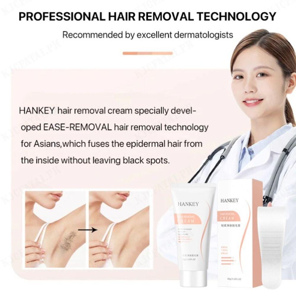 Non-Irritating Depilatory Cream Smooth Hair Removal Cream Gentle Women Men