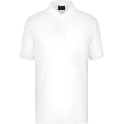 Ss22 Solid Color All Over Print Logo Casual Polo Shirt Men Polo Shirts White 6L1F91-1JCYZ-153