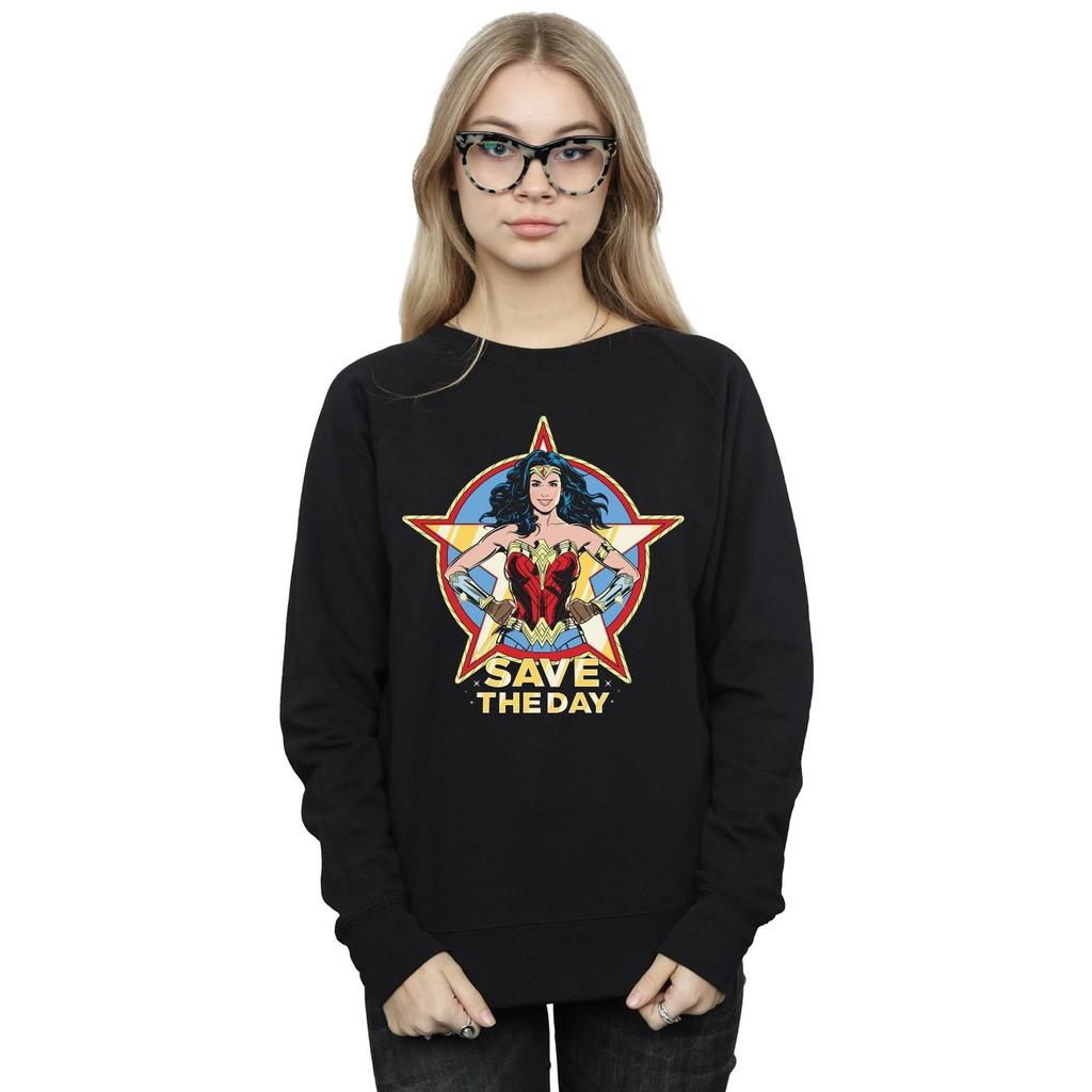 DC Comics Womens/Ladies Wonder Woman 84 Star Design Sweatshirt