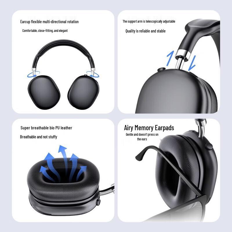Newman TB750 Over-Ear Bluetooth Headphones