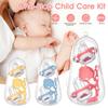 3-in-1-Schnullerset für Babys, 2-teilig, Silikonsauger + Schnullerclip für Neugeborene, Kauspielzeug, staubdichte Aufbewahrungsbox, Babyartikel
