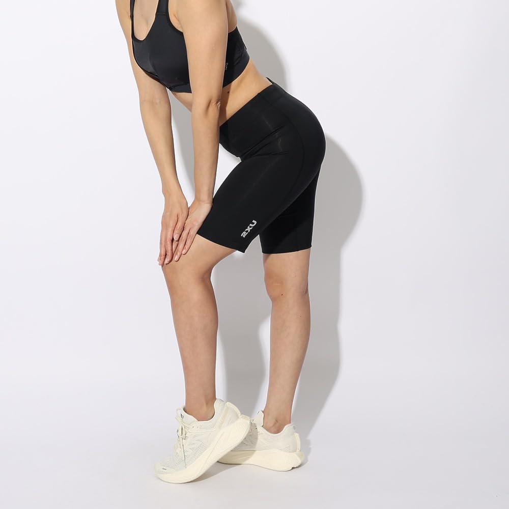 2XU PWX COMPRESSION SHORT Size PWX Compression Shorts WA4176B-BLK/SIL-S Women's