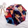 1pc Jujutsu Kaisen Characters Auto Open Close Umbrella Portable 3-Fold Design with 8-Bone Iron Frame, Outdoor Umbrella for Fans, Travelers, Daily Use,