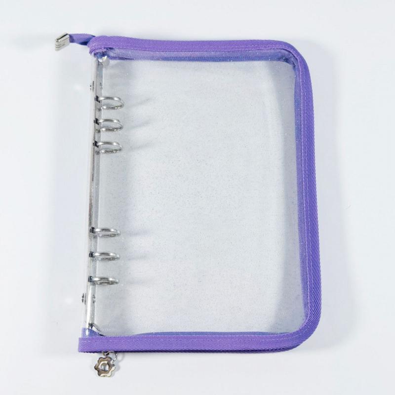 

A5 Zipper Binder Photo Card Collection Book Postcard Organizer Diary Notebook School Stationery Star Collect Book