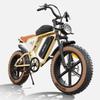 Jansno X70 250W Motor, 48V14AH+48V20AH Dual Batteries, 20 * 4.0-inch Integrated Wheel Tires, Speed 40-50KM/H, 7-speed, Urban Road Electric Bicycle