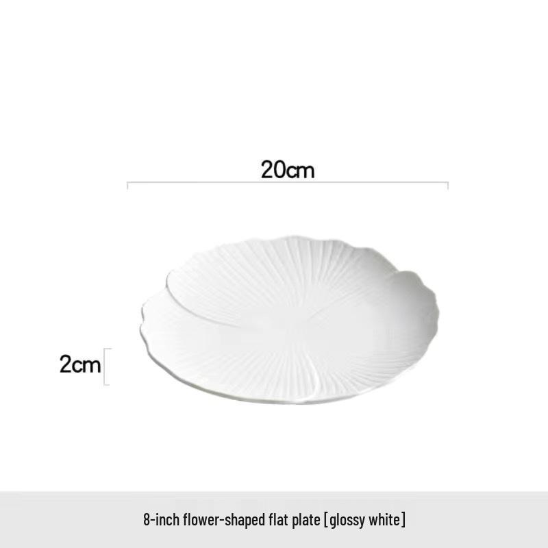 Большая Белая Креативная Керамическая Суповая и Салатная Миска