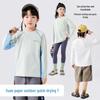 Kinder Quick-Dry Sonnenschutz Langarm-T-Shirt für Laufen & Outdoor-Sport