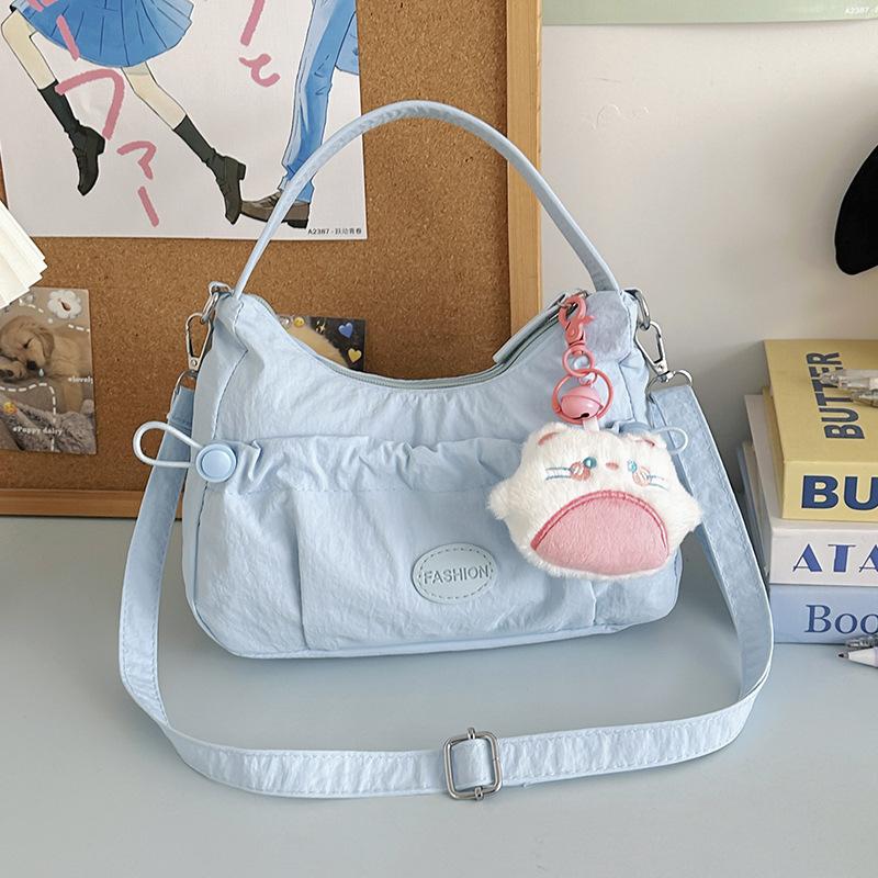 

Niche dumpling bag 2025 new casual messenger bag women s fashion simple high-end texture shoulder bag single package синий