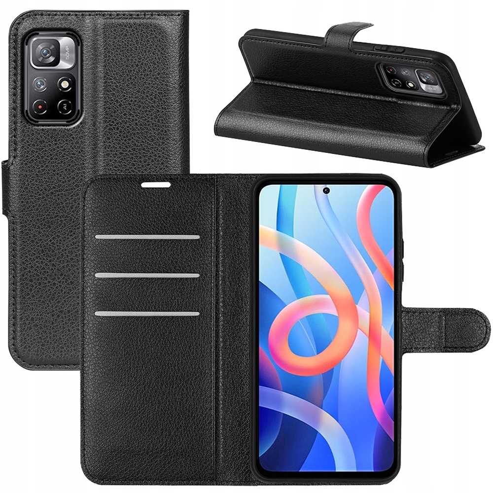 Litchi Poco M4 Pro 5G/Redmi Note 11T Czarny