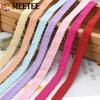 5/10/20M Meetee 11mm Cotton Elastic Band for Underwear Strap Stretch Webbing Tape Ribbon Double Layered Rubber Bands Accessories