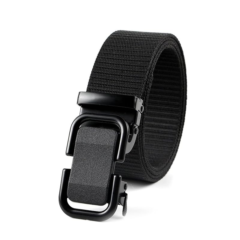 

[onull] nylon belt men s belt For work No hole buckle military belt lightweight light outdoor Durable unisex work wear casual ladies Stepless