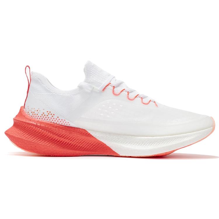 New LiNing Feidian Challenger Cushioned Slip Resistant Breathable Lightweight Low Top Running Shoes Standard White ARMR011-3