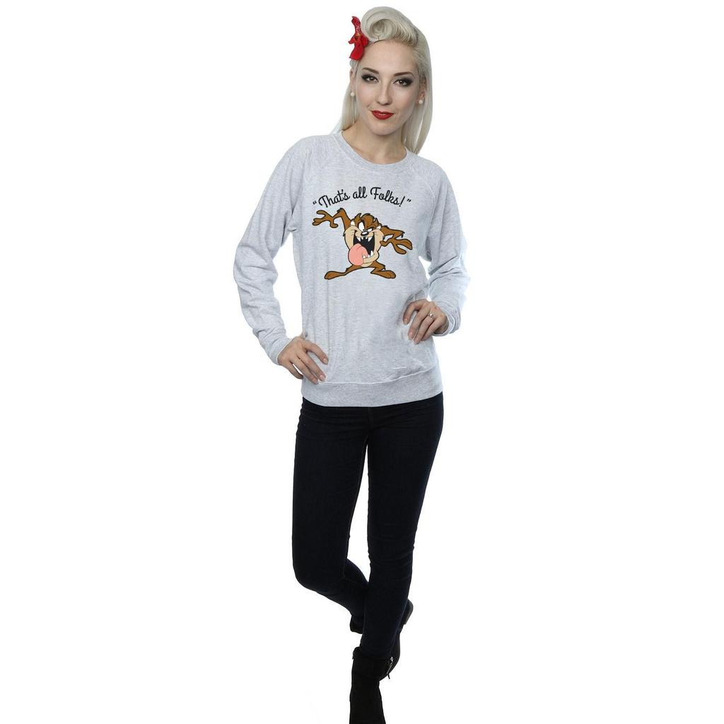 Looney Tunes Womens/Ladies That´s All Folks Taz Sweatshirt