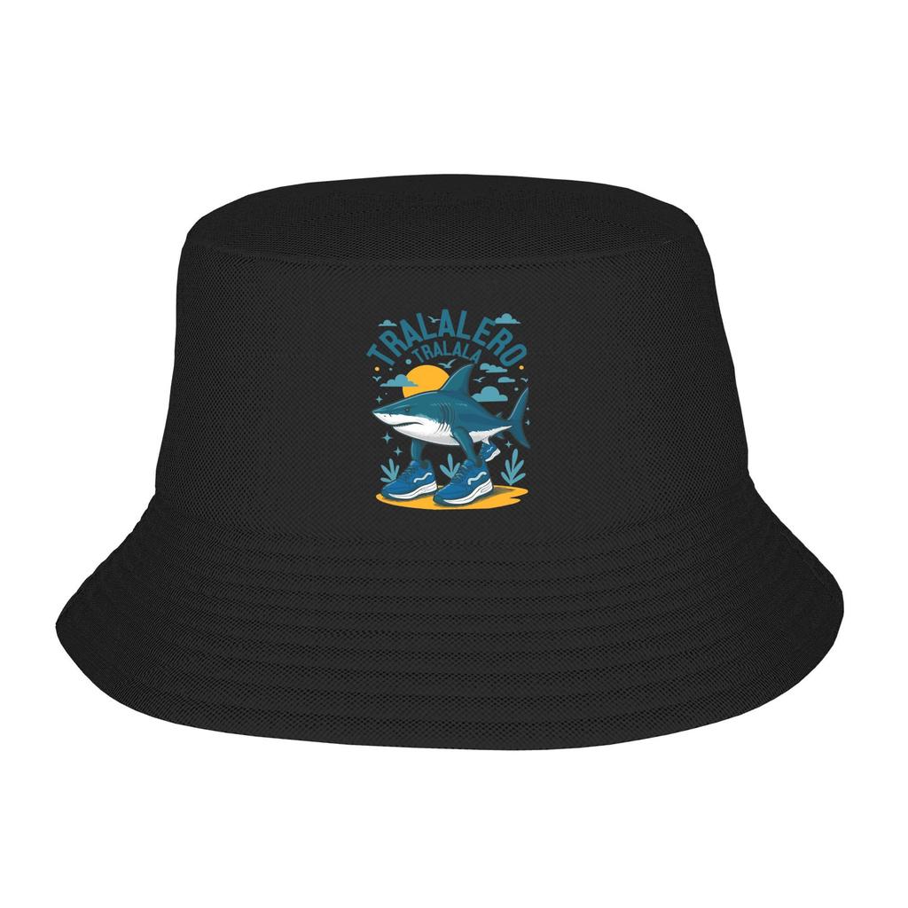 Street Ballerina Cappuccina Italian Brainrot Meme Bucket Hat Unisex Foldable Outdoor Fisherman Caps Bob