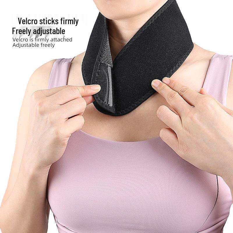 Magnetic Warm Windproof Neck Protector Brace with Fiber Cloth