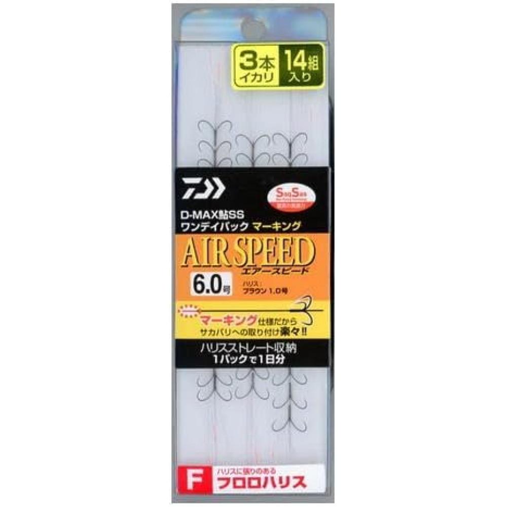 

Daiwa DAIWA D MAX Ayu SS Маркировка однодневного пакета Fluoroharis 3 Squid 4 Squid Различная скорость воздуха 6,0 3 Squid