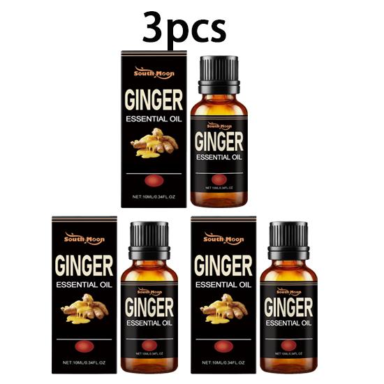 SOUTH MOON Ginger Care Essential Oil Full Body Massage Moisturizing and softening Skin Daily Body Care Oil 10ml