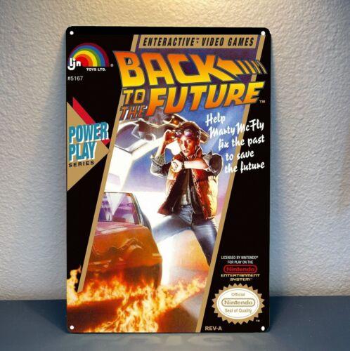 Back To The Future Nes Retro Video Game Metal Poster Tin Sign 2030cmaluminum 20x30cm（7.8x11.8inch）