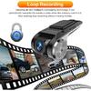 USB Car DVR Camera Video Recorder, Loop Recording ADAS, Dash Cam, with 32GB SD Card 24H Parking Mode Driving Recorder LDWS FCWS Dash Cam for Android