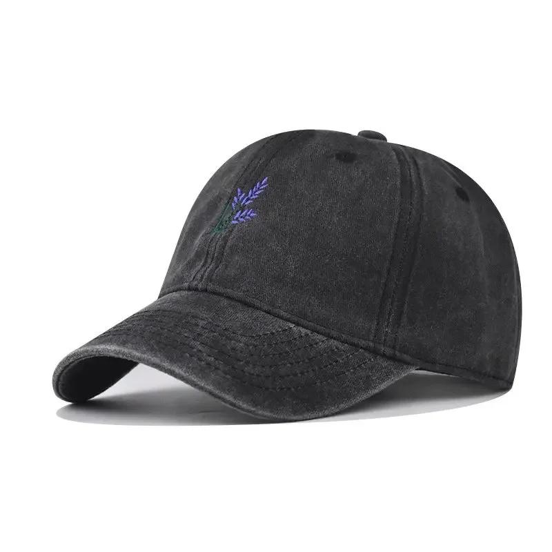 

Spring Cotton Cartoon Embroidery Casquette Baseball Cap Adjustable Outdoor Snapback Hats for Men and Women 88 55-60cm Adjustable чорний