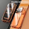 For Samsung Galaxy S26 S25 S24 S23 S22 Ultra Plus Case Metal Alloy Magnetic 360° Full Surround Screen HD Tempered Glass Protection Cover