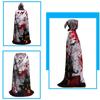Pumpkin Halloween Costume Cosplay Props Bat Spider Web Cape  Performance Property