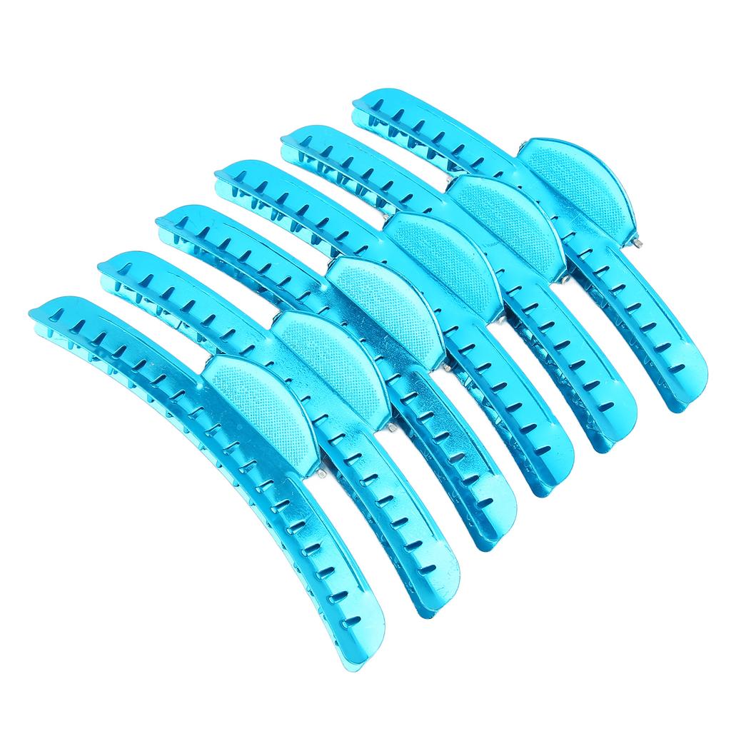 6pcs Hair Section Clamp Prevent Slip Strong Hold Lightweight Hair Styling Coloring Clips for Women