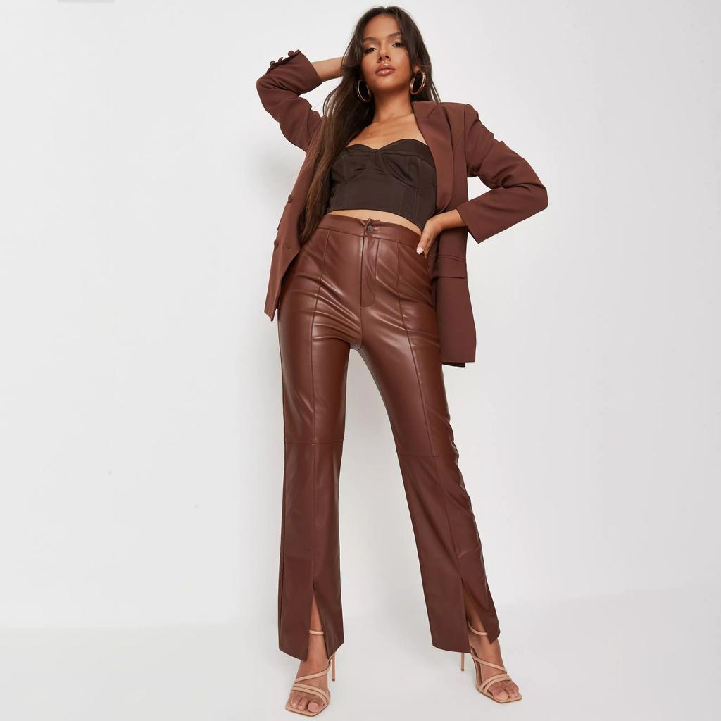 Buy 2022 Spring Autumn Women Fashion PU 