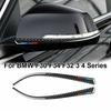 Carbon Fiber Side Rearview Mirror Cover Trims For BMW 1 2 3 4 Series F21 F30 F34