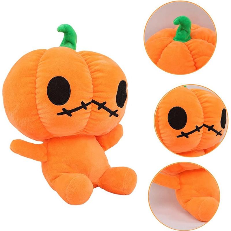 30cm Spooky Holiday Pumpkin Plush Toy Celebration Festival Cotton Gentle Pumpkin Stuffed Dolls designed for Children Spooky Holiday Xmas Birth Date