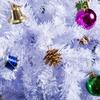 Artificial Christmas Tree 150cm White with 680 PVC Branches and 48 Decorations