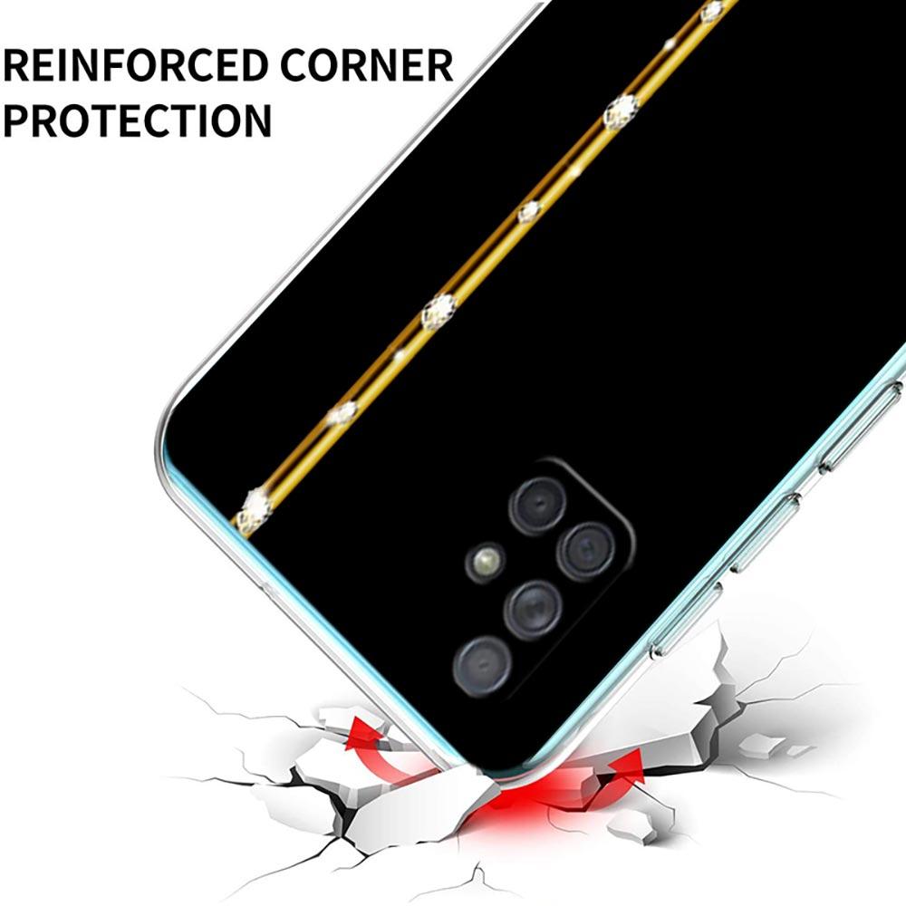 Diamant Krone Buchstabe Buchstaben Handyhülle Für Samsung A13 A33 A73 A53 A23 A51 A71 A21S A12 A31 A41 A05s A03S A15 A25 A32 5G Hülle