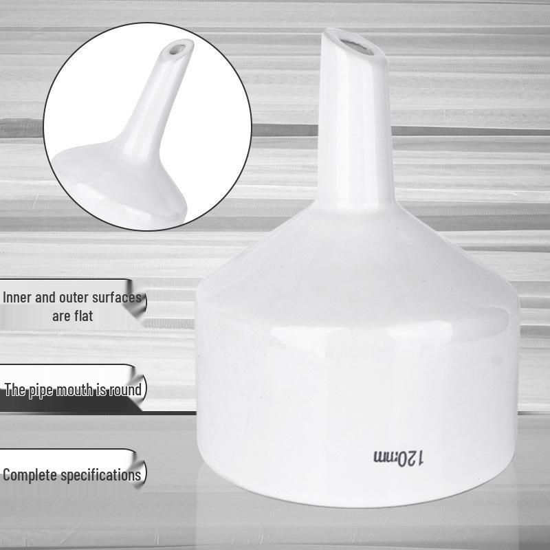 Multi-Size Ceramic Buchner Funnel: 60mm to 200mm Suction Filtration Funnel with Leak-Proof Filter