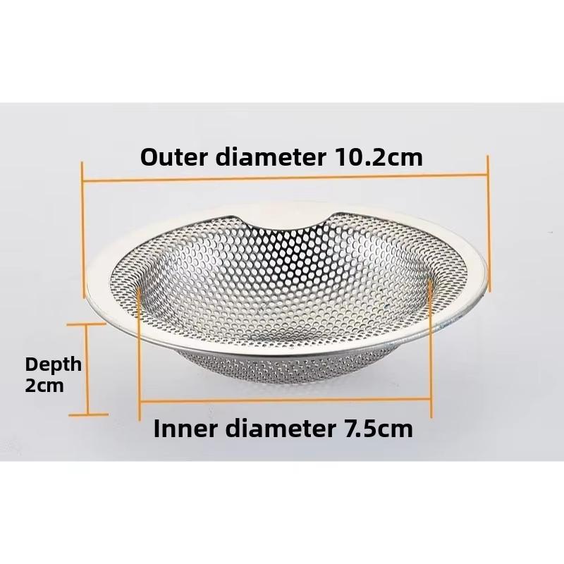 Stainless Steel Sink Drain Strainers With Durable Fine Mesh Perfect For Catching Food Scraps Preventing Clogging