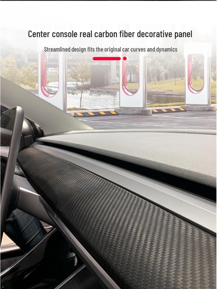 Tesla Model 3/Y Interior Kit: Upgrade Center Console, Dashboard Strip, and Door Trim