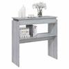 Console Table Gray Sonoma 80x30x80 cm Particleboard